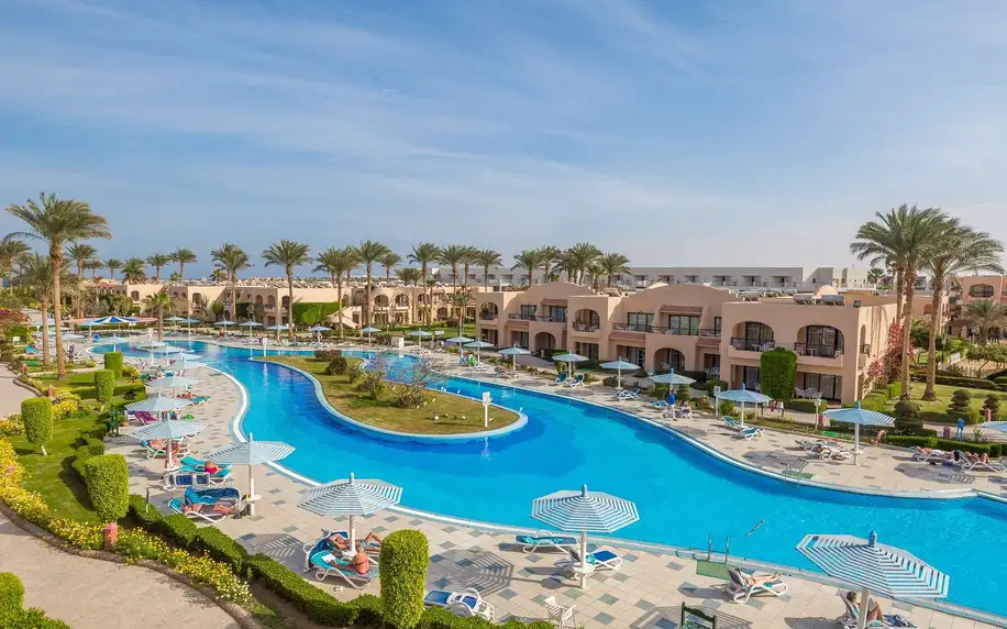 Ali Baba Palace, Hurghada, Dvoulůžkový pokoj s výhledem na moře, letecky, all inclusive