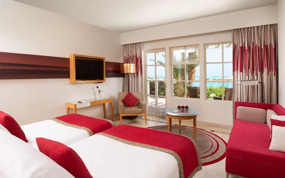 Mövenpick Resort & Spa El Gouna, Hurghada, Dvoulůžkový pokoj Deluxe s manželskou postelí, letecky, all inclusive