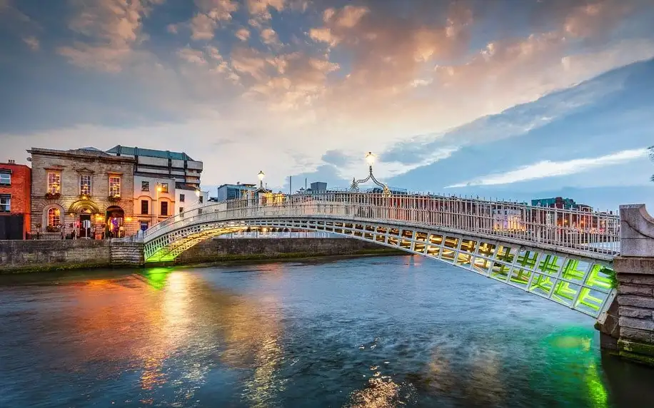 Irsko - Dublin letecky na 4 dny, snídaně v ceně