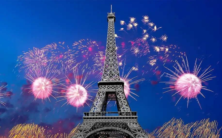 Paříž: velkolepá oslava Dne Bastily s ohňostrojem