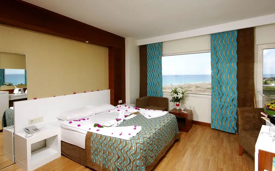 Seaden Sea World Resort Spa, Turecká riviéra, Dvoulůžkový pokoj s výhledem na moře, letecky, all inclusive