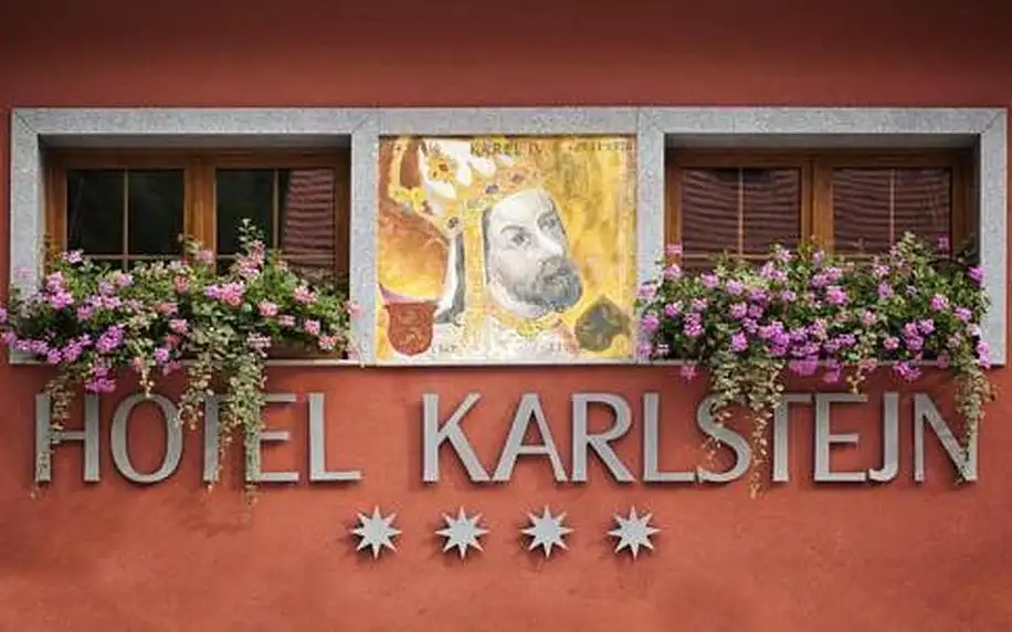 Romantický wellness hotel s nejkrásnějším výhledem na Karlštejn