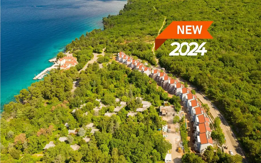 Chorvatský ostrov Krk: moderní apartmány s balkonem