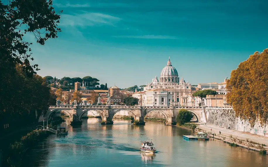 Itálie - Řím kombinovaná doprava na 9 dnů, plná penze
