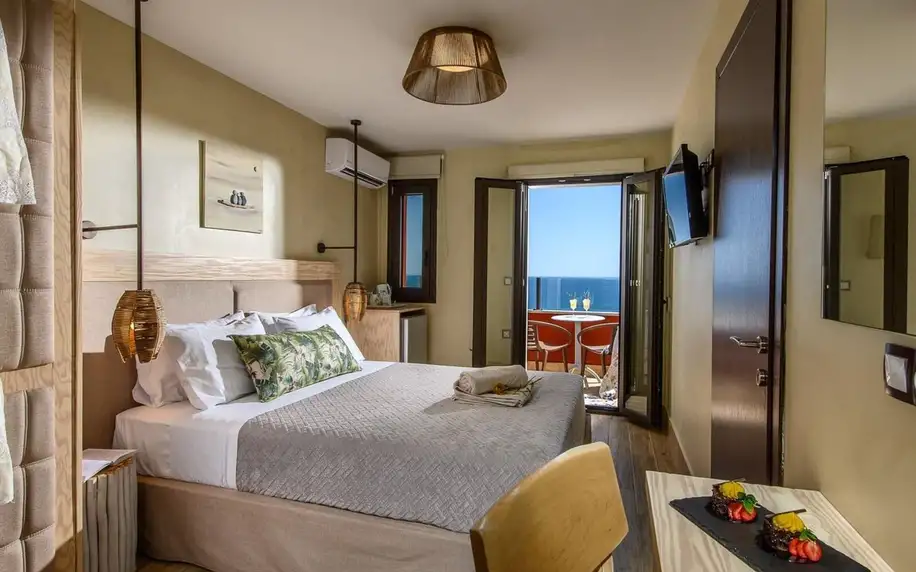 Esperides Resort Crete, Kréta, Dvoulůžkový pokoj Premium s výhledem na moře, letecky, polopenze