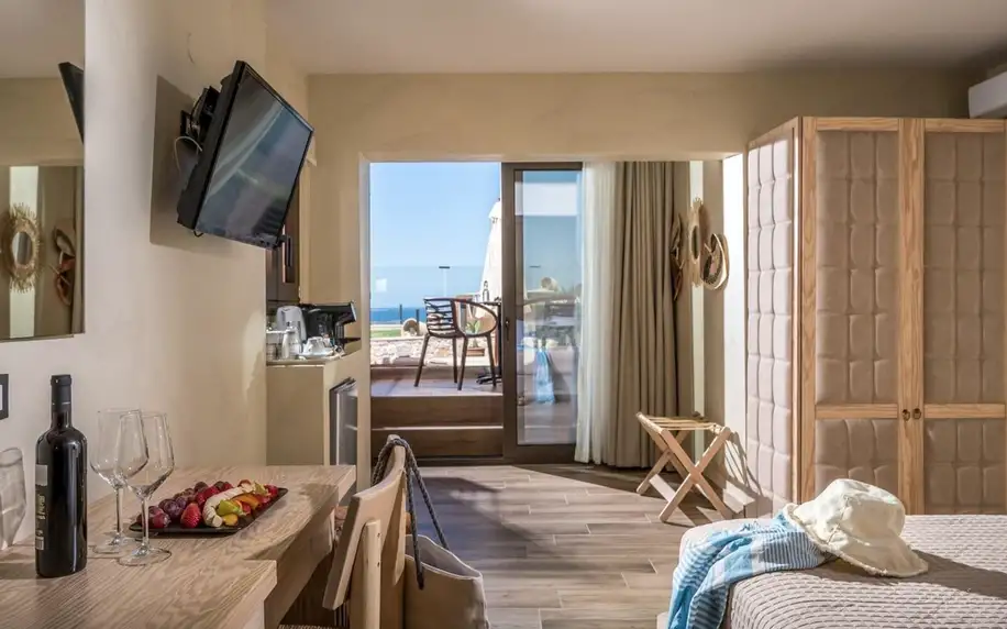 Esperides Resort Crete, Kréta, Dvoulůžkový pokoj s výhledem na moře, letecky, polopenze