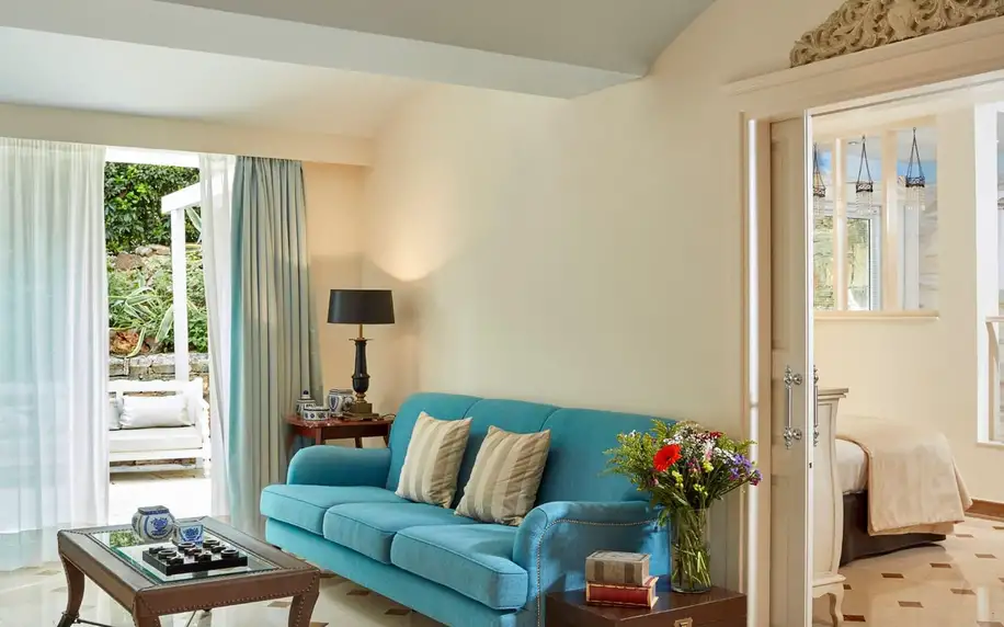 Elounda Gulf Villas - Villas & Suites, Kréta, Apartmá Deluxe, letecky, polopenze