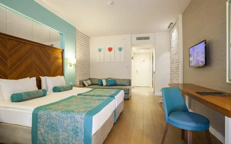 Hotel Terrace Elite Resort, Turecká riviéra, Dvoulůžkový pokoj, letecky, all inclusive