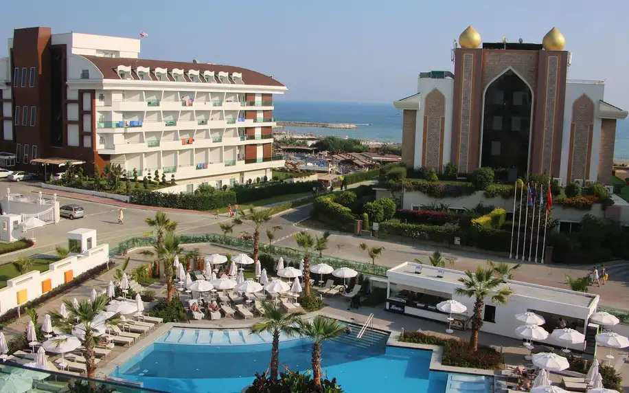 Side Sunport Hotel & Spa, Turecká riviéra, Apartmá Junior s výhledem na moře, letecky, all inclusive