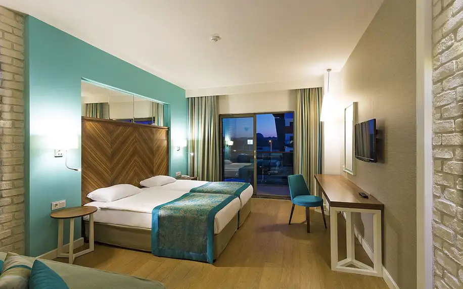 Hotel Terrace Elite Resort, Turecká riviéra, Rodinný pokoj, letecky, all inclusive