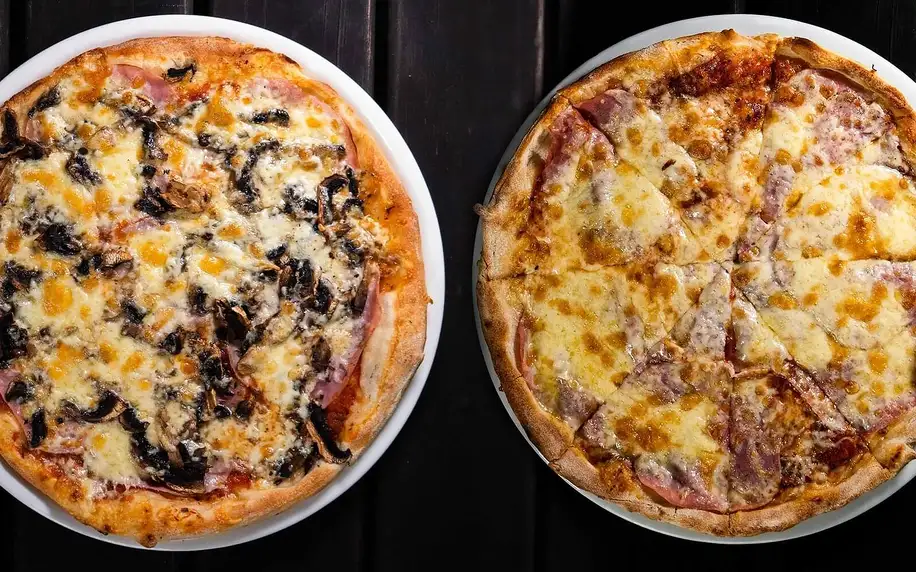 Pizza podle výběru ze 7 druhů, možnost bezlepkové
