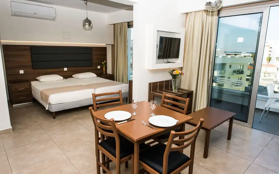 Livas Hotel Apartaments, Jižní Kypr, Studio Deluxe, letecky, polopenze