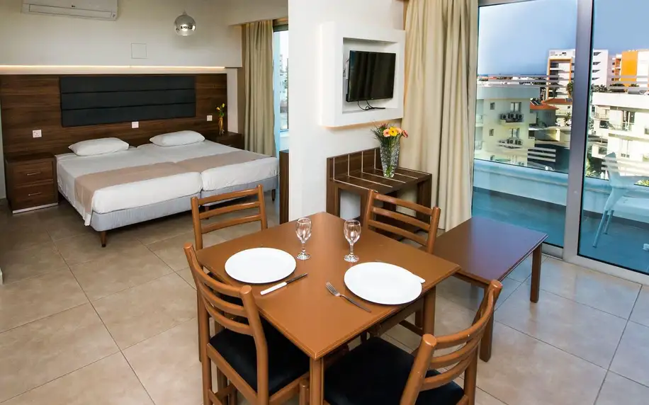 Livas Hotel Apartaments, Jižní Kypr, Studio Deluxe, letecky, polopenze