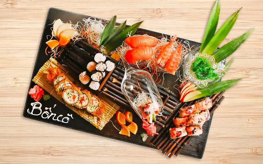 Degustační menu Sushi Love pro dva: sushi, polévka i drink