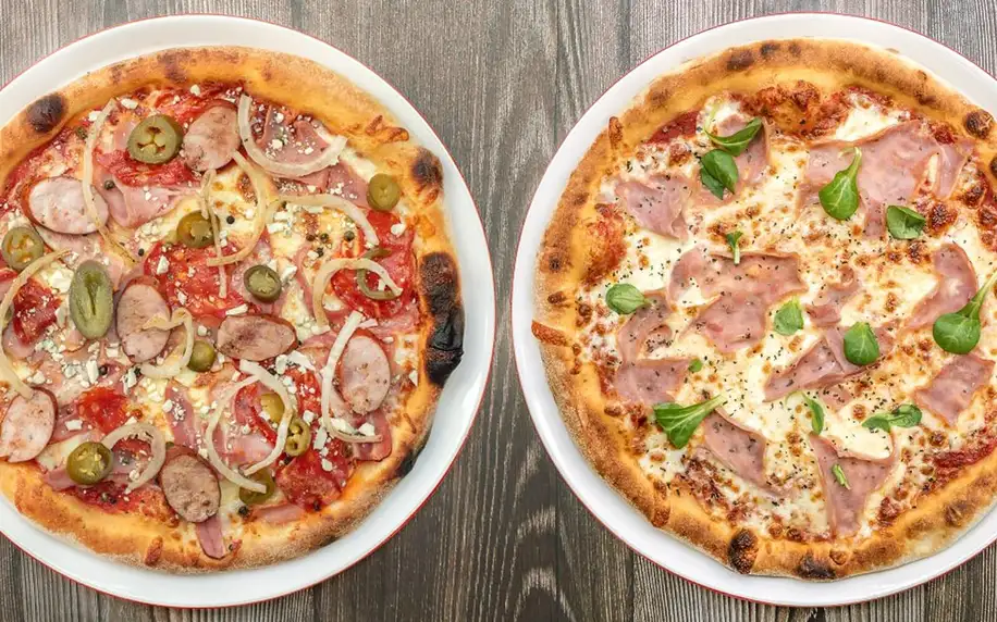 2× pizza podle výběru z mnoha druhů