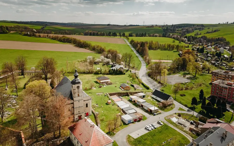 Pobyt se snídaní i privátní saunou na úpatí Jeseníků