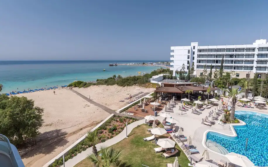 Melissi Beach, Jižní Kypr, Dvoulůžkový pokoj Superior s výhledem na moře, letecky, all inclusive