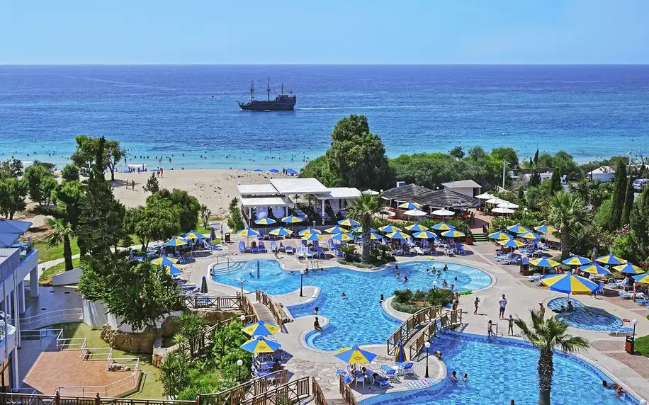 Melissi Beach, Jižní Kypr, Dvoulůžkový pokoj Superior s výhledem na moře, letecky, all inclusive