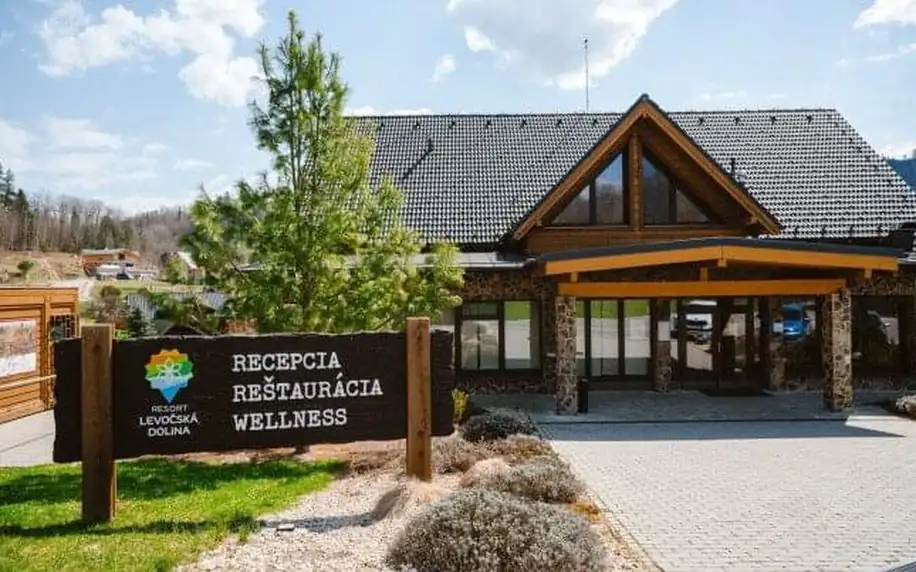 Slovenský ráj: Pobyt v Resortu Levočská Dolina s polopenzí a wellness (bazén, sauny) + vstup na biokoupaliště
