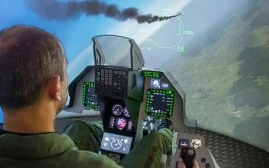 Simulátor F16 s armádním pilotem - 30 min.
