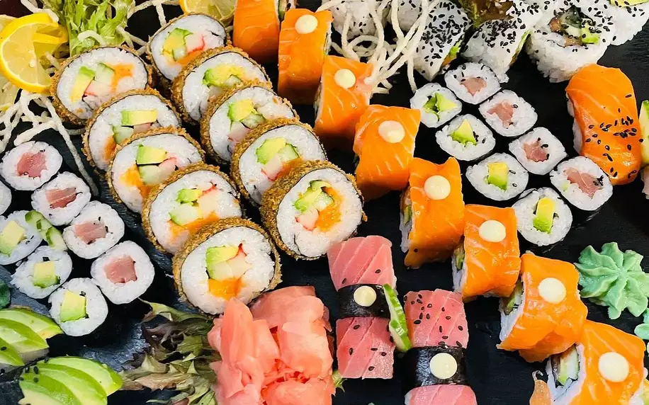 Nabité sushi sety o 38 či 48 ks v Táboře