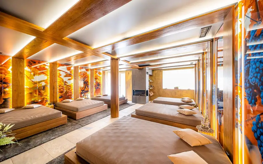 Dejte si pauzu v Choceradech a užijte si wellness se třemi druhy saun, odpočinkovou místností s krbem a ledovou kašnou