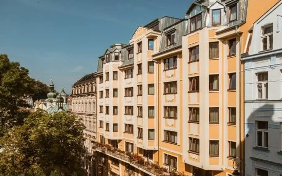 Karlovy Vary v luxusním Hotelu Prezident **** s polopenzí a neomezeným wellness a fitness + welcome drink