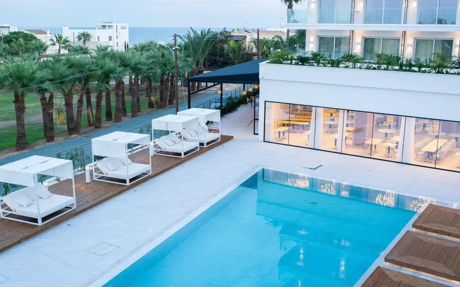 At Herbal Boutique Hotel & SPA, Jižní Kypr, Dvoulůžkový pokoj s výhledem na moře, letecky, polopenze