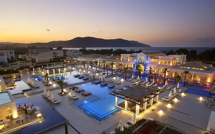 Anemos Luxury Grand Resort Hotel, Kréta, Apartmá s výhledem do zahrady, letecky, polopenze
