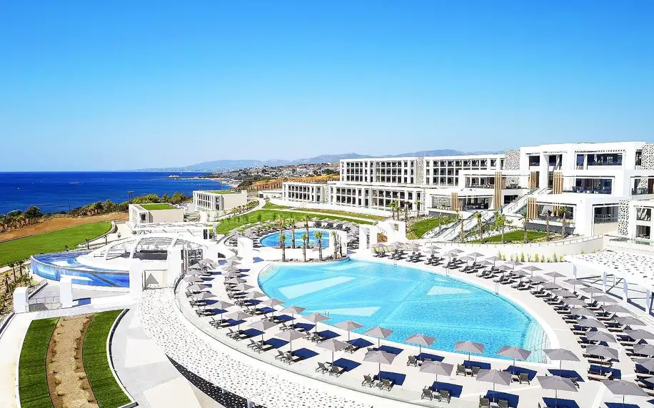 Mayia Exclusive Resort, Rhodos, Dvoulůžkový pokoj Deluxe s výhledem na moře, letecky, strava dle programu