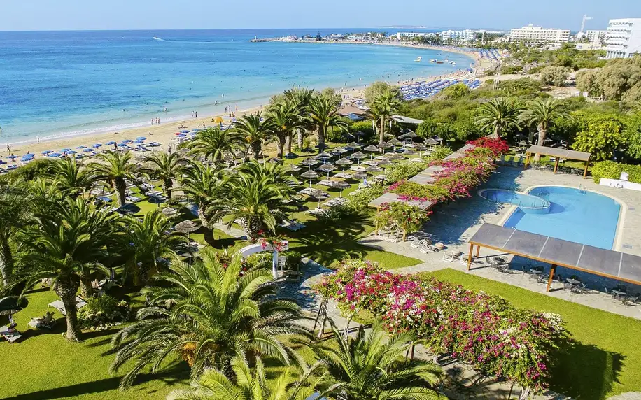 Alion Beach, Jižní Kypr, Dvoulůžkový pokoj s výhledem na moře, letecky, polopenze