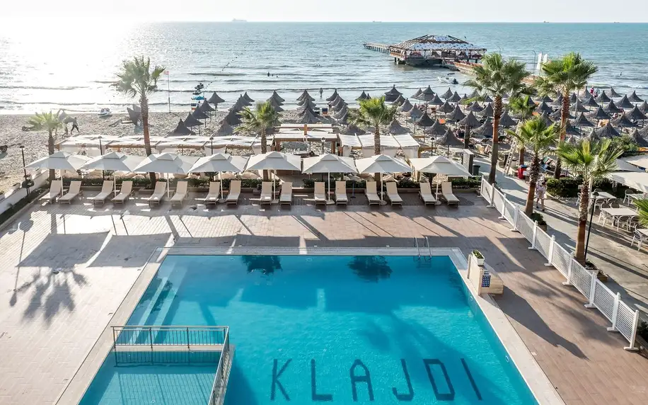 Klajdi Resort, Golem, Dvoulůžkový pokoj s výhledem na moře, letecky, polopenze