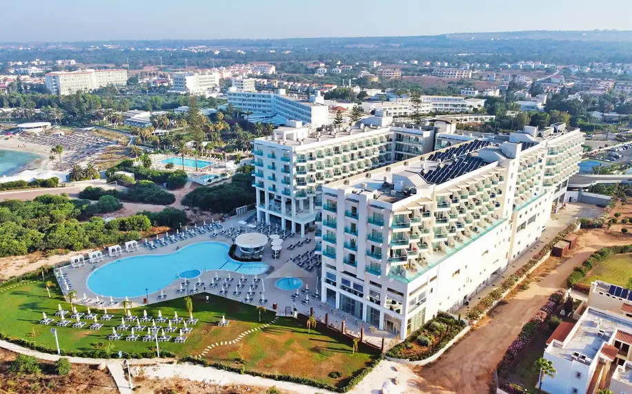 Nissiblu Beach Resort, Jižní Kypr, Suite Junior, letecky, snídaně v ceně