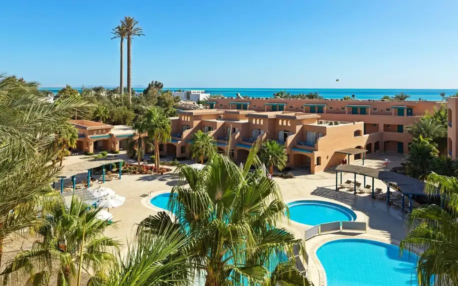 Club Paradisio El Gouna, Hurghada, Dvoulůžkový pokoj s výhledem na moře, letecky, all inclusive