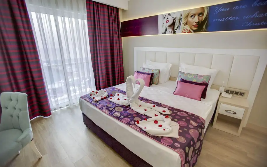 Azura Deluxe Spa, Turecká riviéra, Dvoulůžkový pokoj Deluxe s manželskou postelí, letecky, all inclusive
