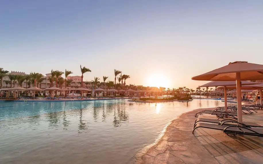 Pickalbatros Palace Resort, Hurghada, Dvoulůžkový pokoj s výhledem na moře, letecky, all inclusive