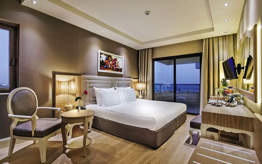 Bellis Deluxe Hotel, Turecká riviéra, Dvoulůžkový pokoj s výhledem na moře, letecky, all inclusive