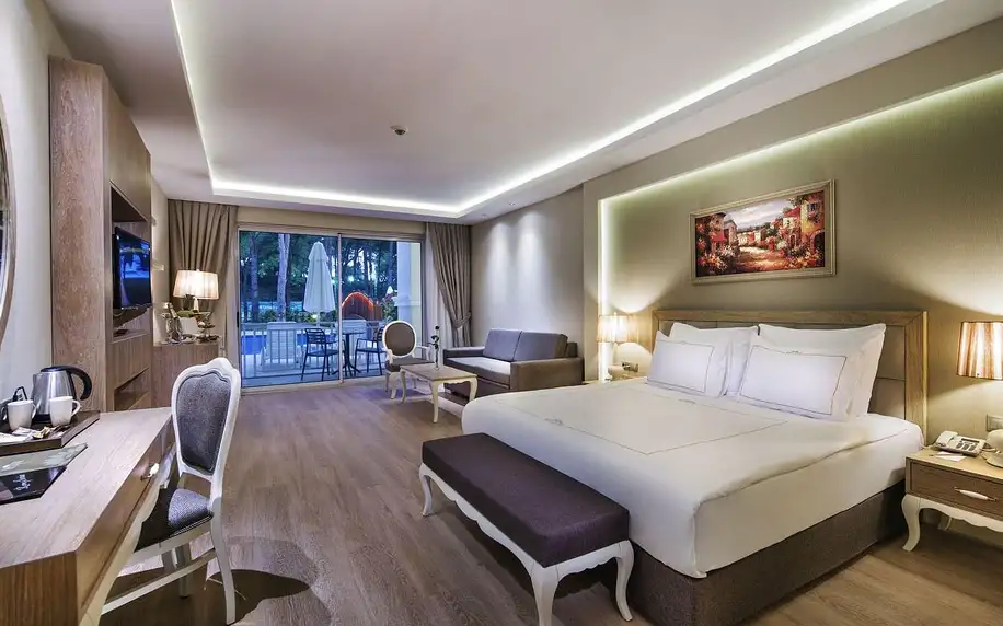 Bellis Deluxe Hotel, Turecká riviéra, Suite Junior, letecky, all inclusive