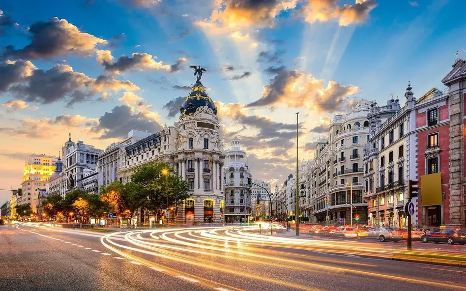 Španělsko - Madrid letecky na 4 dny, snídaně v ceně