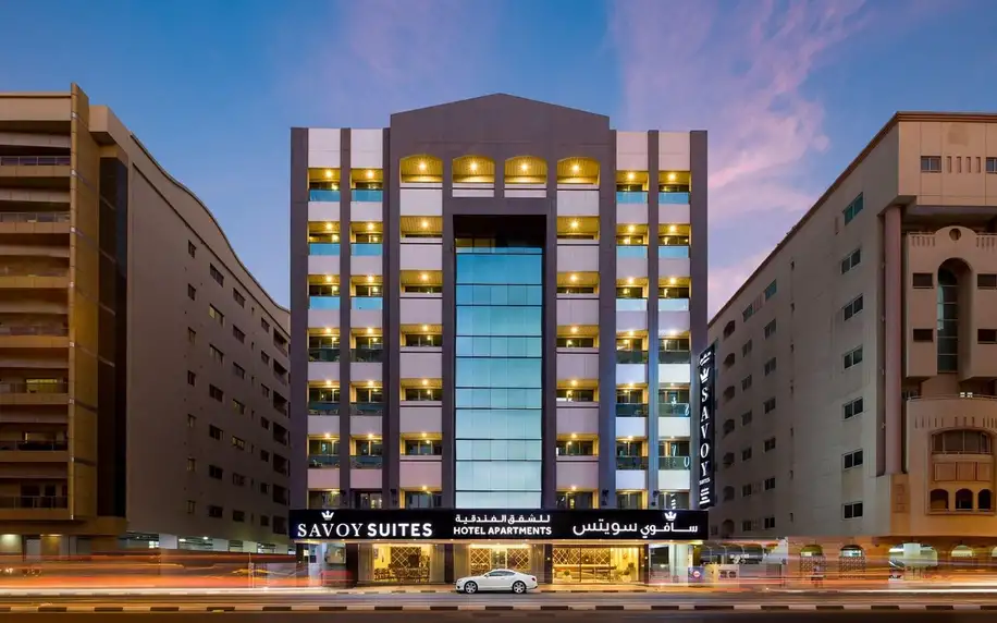 Savoy Suites Hotel Apartments, Dubaj, Ekonomické studio, letecky, snídaně v ceně