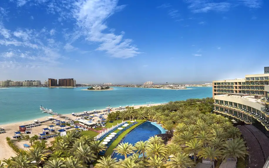 Rixos The Palm Hotel & Suites, Dubaj, Dvoulůžkový pokoj Deluxe s výhledem na moře, letecky, all inclusive