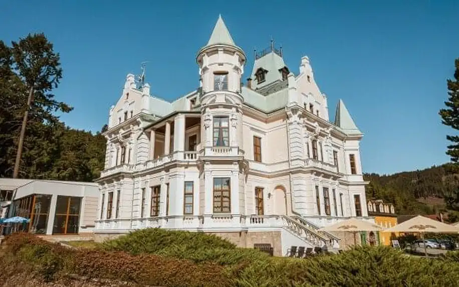Karlovy Vary: Zámecký pobyt v Chateau Cihelny **** se snídaní či polopenzí, neomezeným wellness a masáží