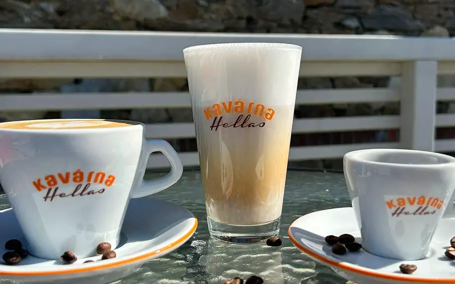 Kavárna Hellas: otevřený voucher v ceně 200-600 Kč