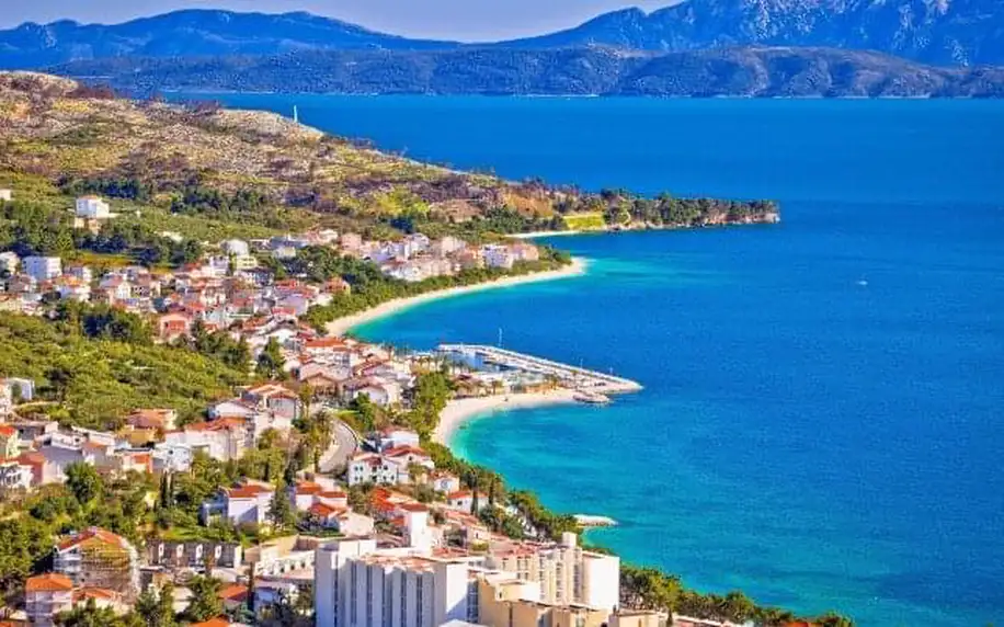 Chorvatsko: Makarská riviéra jen 200 m od azurového moře a pláže v Hotelu Bonaca *** s bohatou polopenzí