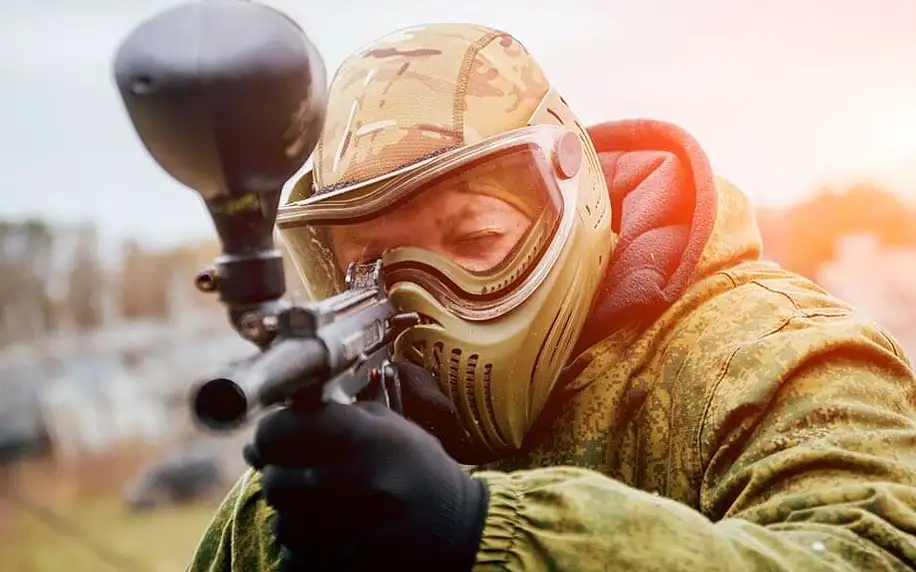 Hra paintballu vč. kuliček a zapůjčení vybavení