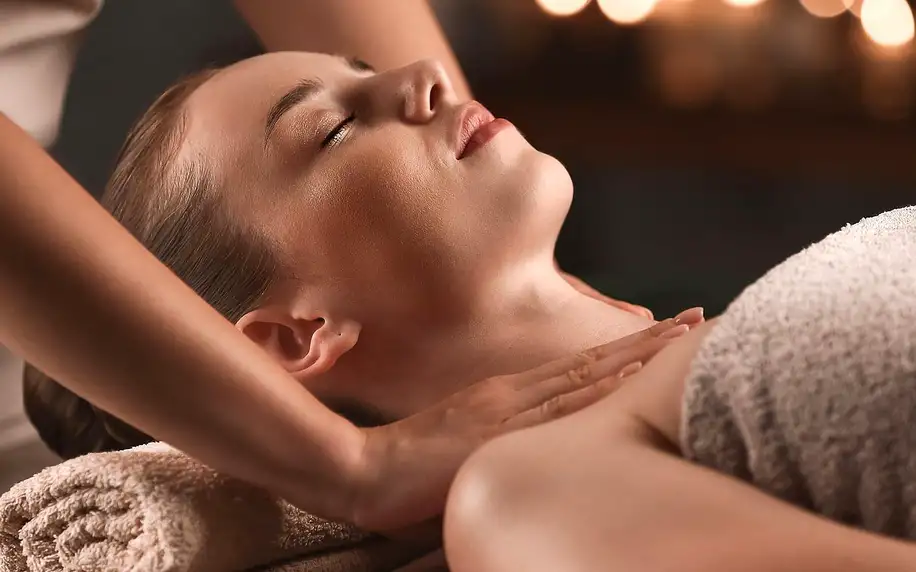 60-90min masáž: relaxační, liftingová i s olejem a solí