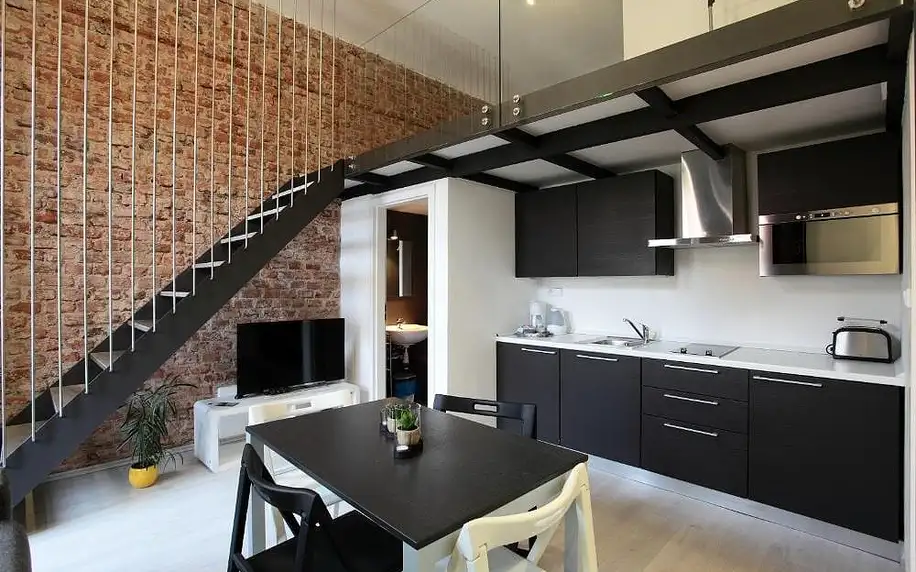 Praha: Apartment House - The Modern Flat s možností vířivky na pokoji