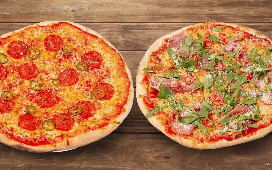 Italská pizza dle výběru pro 1 či 2 osoby: ⌀ 32 cm