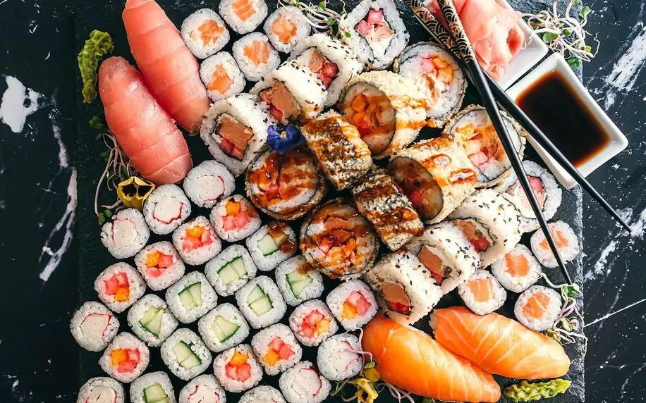 Voucher až na 1 000 Kč na sushi k odnosu s sebou