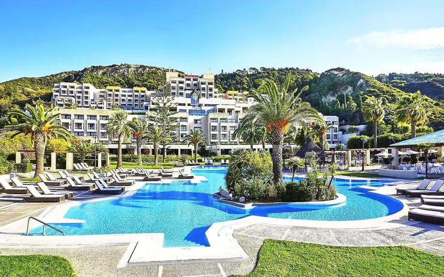 Sheraton Rhodes Resort, Rhodos, Rodinný pokoj s výhledem na moře, letecky, plná penze